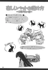 (Reitaisai 4) [Yuzu_momo Jam (Yuzu Momo)] Tanoshii Petto no Shitsukekata (Touhou Project)